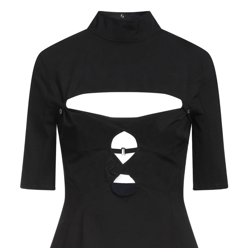 Jacquemus “Le Haut Palmi” black Cut-Out Blouse